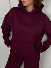 Теплий костюм Футер - Марсала