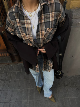 Сорочка з необробленими краями Manhattan