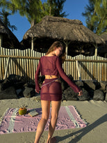 TOP LUNA BURGUNDY