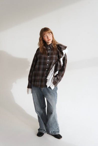 СОРОЧКА - ТРАНСФОРМЕР З ВОЛАНОМ ROYAL