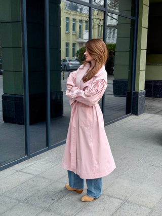 ТРЕНЧ ROSIE З ДЕКОРОВАНИМ РУКАВОМ