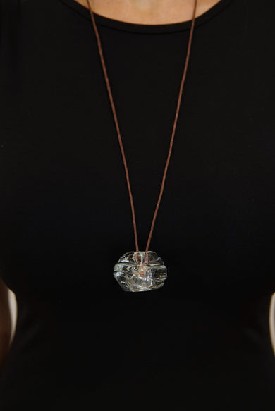 ПРИКРАСА КУЛЯ З ГУТНОГО СКЛА CLEAR