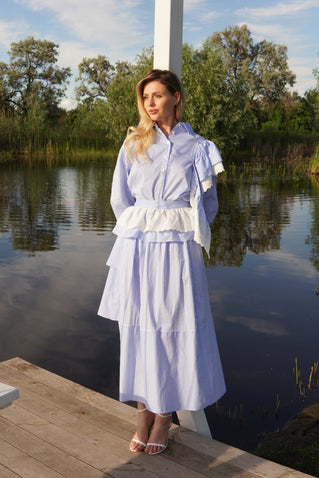 СПІДНИЦЯ ПОДОВЖЕНА BLUE