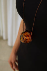 ПРИКРАСА КУЛЯ З ГУТНОГО СКЛА BROWNIE