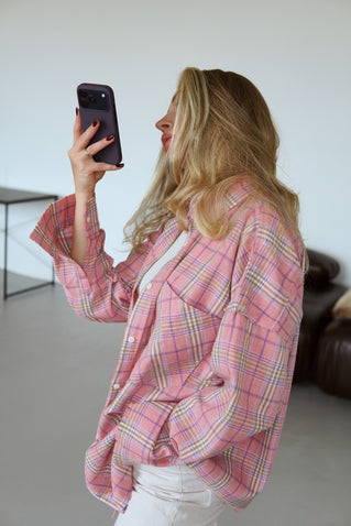 СОРОЧКА З НЕОБРОБЛЕНИМИ КРАЯМИ LISBON