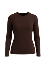 ЛОНГСЛІВ SKIN У ШОКОЛАДНОМУ КОЛЬОРІ