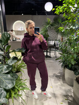 Теплий костюм Футер - Марсала