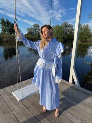 СПІДНИЦЯ ПОДОВЖЕНА BLUE