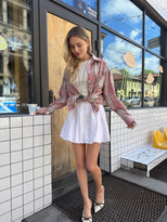 СОРОЧКА З МАНЖЕТАМИ PEACH