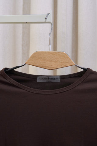 ЛОНГСЛІВ SKIN У ШОКОЛАДНОМУ КОЛЬОРІ