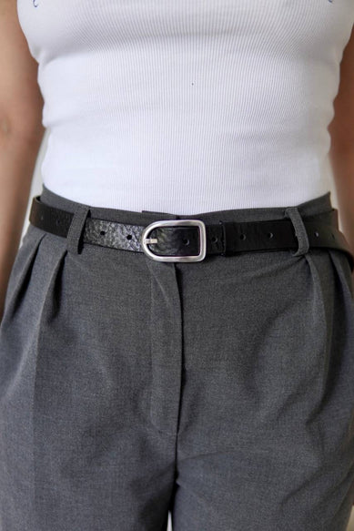 ШКІРЯНИЙ ПАСОК ЧОРНИЙ - якісний аксесуар LUCKYREEF