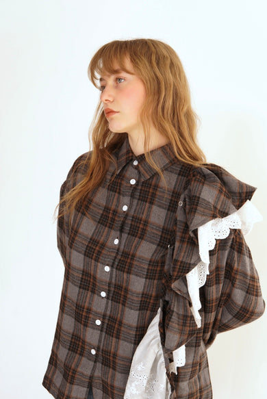 СОРОЧКА - ТРАНСФОРМЕР З ВОЛАНОМ ROYAL