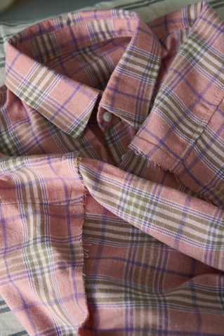 СОРОЧКА З НЕОБРОБЛЕНИМИ КРАЯМИ LISBON