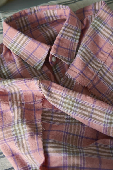 СОРОЧКА З НЕОБРОБЛЕНИМИ КРАЯМИ LISBON