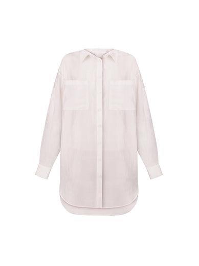 СОРОЧКА OVERSIZED WHITE