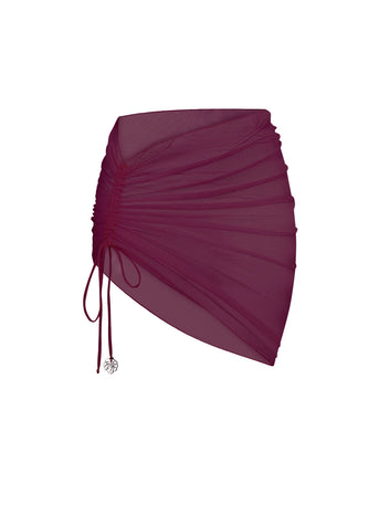 СПІДНИЦЯ LUNA BURGUNDY