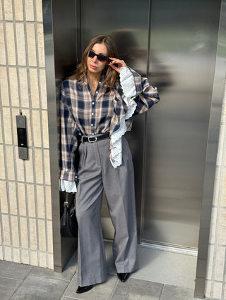 СОРОЧКА - ТРАНСФОРМЕР З ВОЛАНОМ БУРБОН