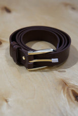 ШКІРЯНИЙ ПАСОК КОРИЧНЕВИЙ - якісний аксесуар LUCKYREEF