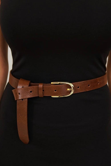 ШКІРЯНИЙ ПАСОК КОРИЧНЕВИЙ - якісний аксесуар LUCKYREEF