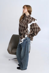 СОРОЧКА - ТРАНСФОРМЕР З ВОЛАНОМ OXFORD