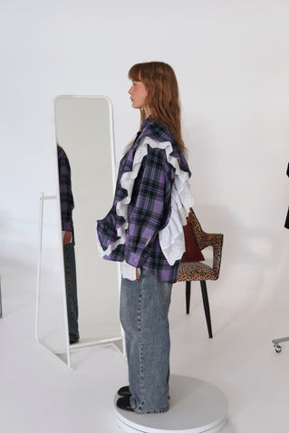 СОРОЧКА - ТРАНСФОРМЕР З ВОЛАНОМ АМЕТИСТ