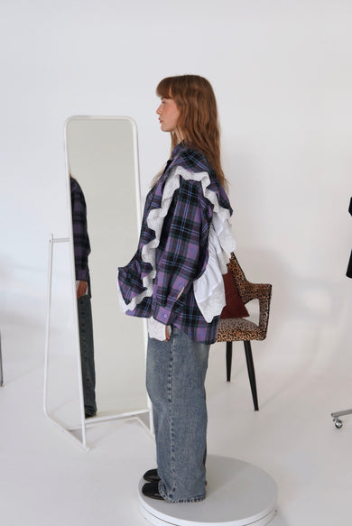 СОРОЧКА - ТРАНСФОРМЕР З ВОЛАНОМ АМЕТИСТ