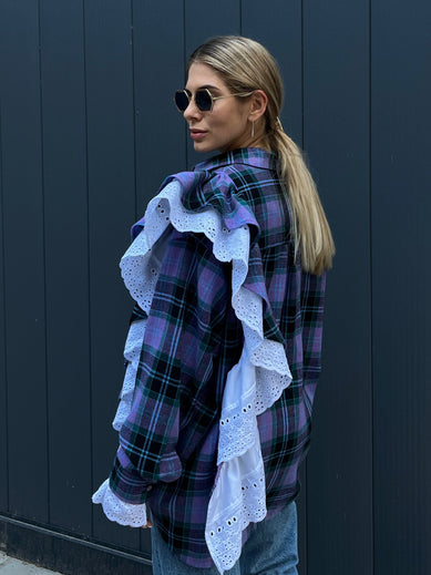 СОРОЧКА - ТРАНСФОРМЕР З ВОЛАНОМ АМЕТИСТ