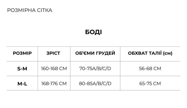 БОДІ ПІД ГОРЛО АЙВОРІ